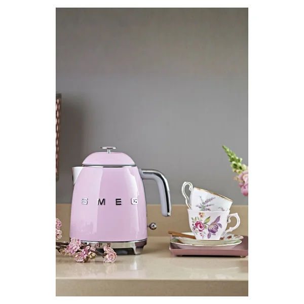 Smeg 50's Style Retro Pembe Klf05pkeu 1400 W 0.8 Lt Mini Kettle - Görsel 9
