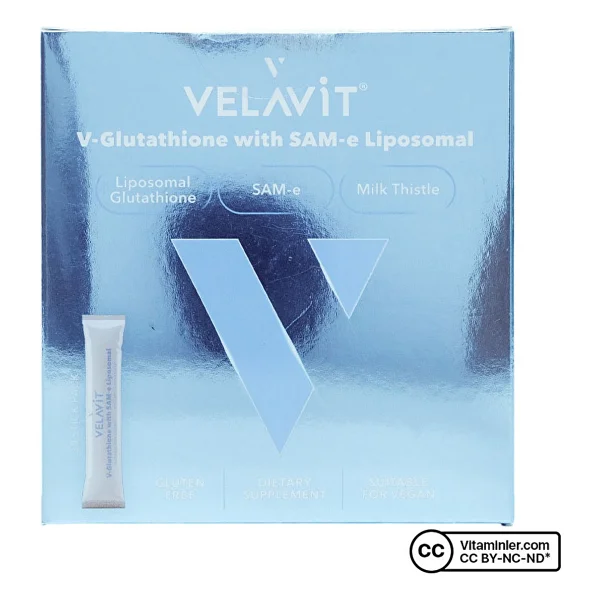 Velavit V-Glutathione With Sam-E Liposomal 30 Şase - Görsel 7