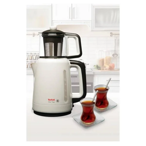 Tefal My Tea Beyaz 1500 W Cam Demlikli Çay Makinesi - Görsel 6