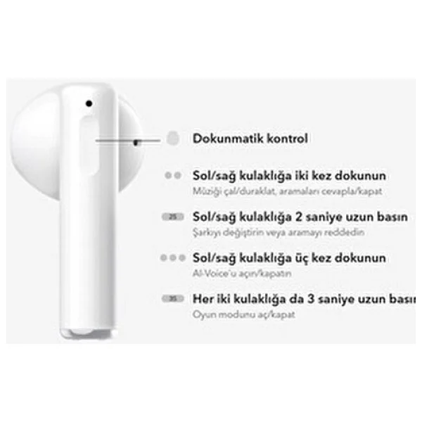 Honor Choice Earbuds X2 TWS Kulak İçi Bluetooth Kulaklık - Görsel 5