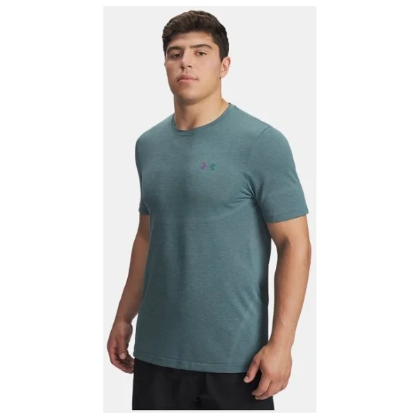 Under Armour Vanish Elite 1376781 Kısa Kollu Bisiklet Yaka Erkek Tişört - Görsel 4