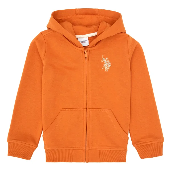U.S. Polo Assn 50316706-Vr081 Kapüşonlu Tam Fermuarlı Antrasit Çocuk Sweatshirt - Görsel 6
