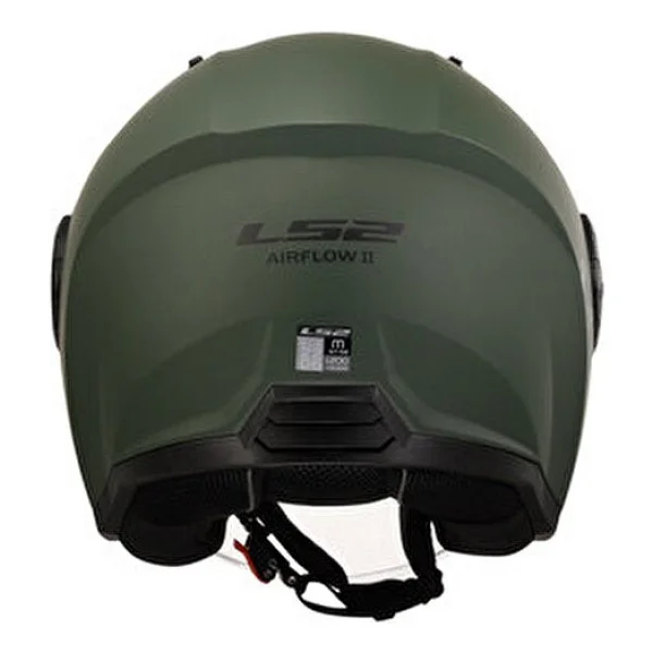 Ls2 Airflow 2 Mat Yeşil Açık Motor Kaskı - Görsel 6