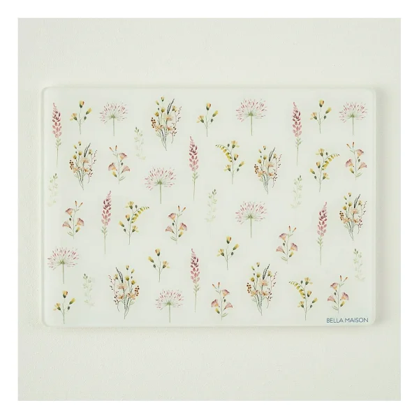 Bella Maison Flores 35x25 Cm Cam Kesme Tahtası - Görsel 7