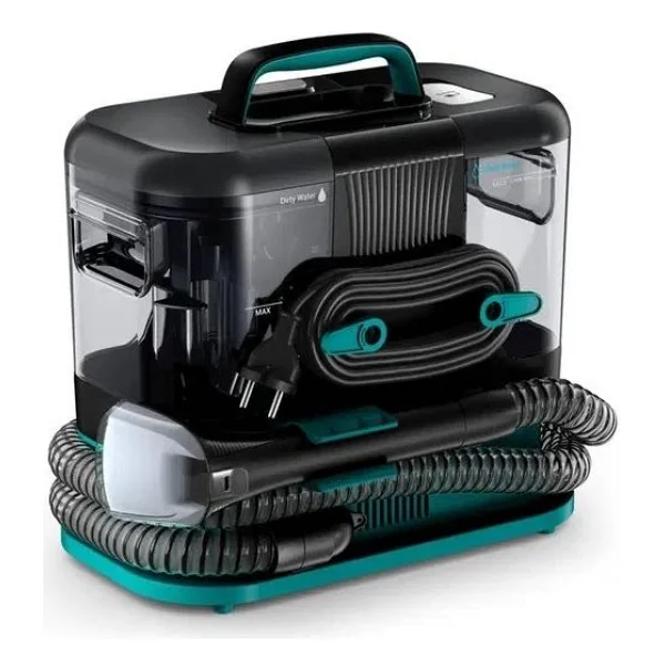 Tefal Halı ve Koltuk Yıkama Sistemi - Halı, Koltuk ve Kumaş Yüzeylerde Köklü Temizlik - Yeşil - Siyah - Görsel 2