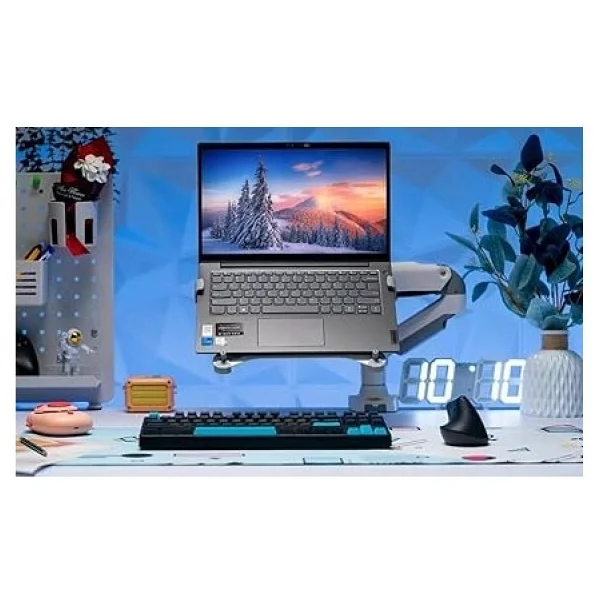 North Bayou Nb F80-Fp Beyaz Hareketli Laptop Standı - Görsel 2