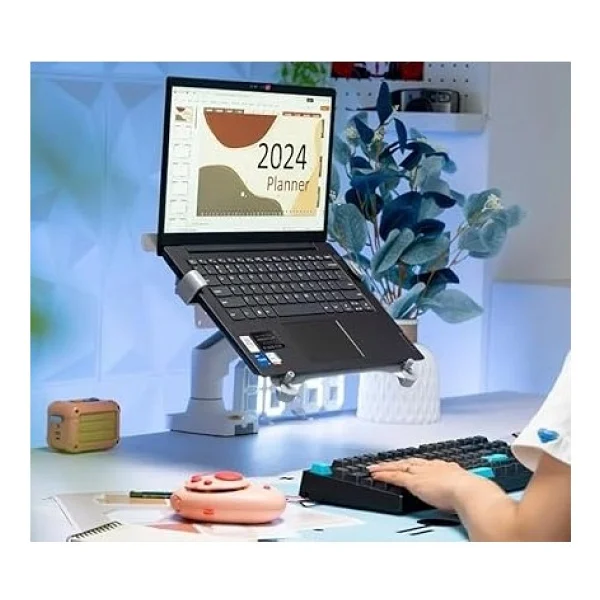 North Bayou Nb F80-Fp Beyaz Hareketli Laptop Standı - Görsel 3