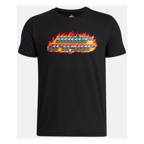 Under Armour Flame 6005059 Kısa Kollu Bisiklet Yaka Çocuk Tişört - Görsel 6