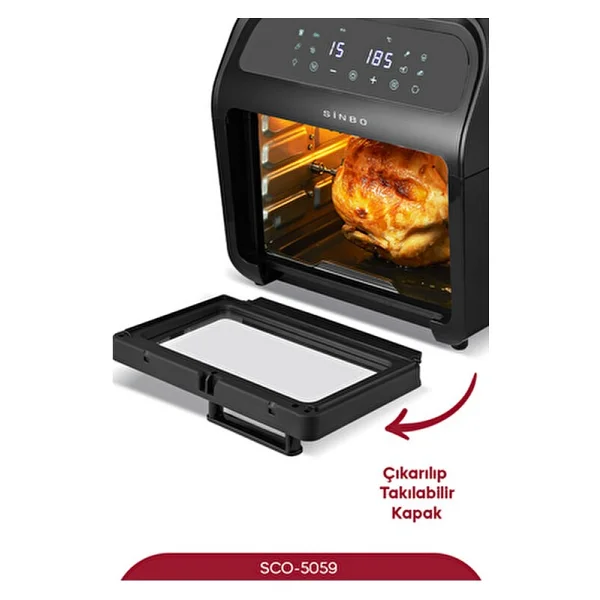 Sinbo Sco-5059 Xxxl Airfryer 15 Lt Fırın - Görsel 4
