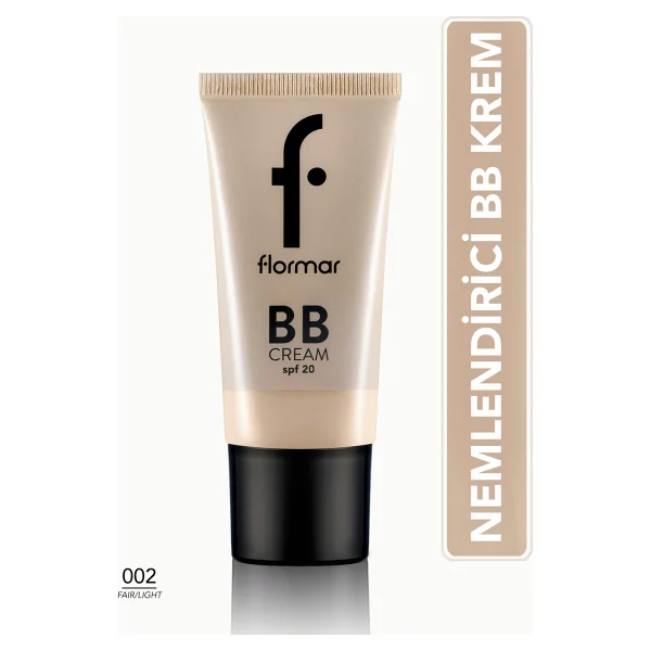 Flormar Hafif Yapılı & Yarı Parlak Bitişli Spf 20 02 Fair Light 35 Ml Bb Krem - Görsel 6