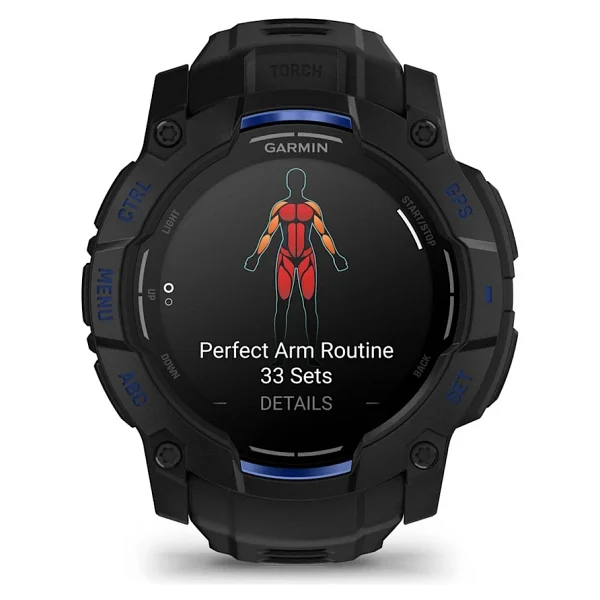Garmin Instinct 3 50mm AMOLED Siyah-Mavi Akıllı Saat - Görsel 10