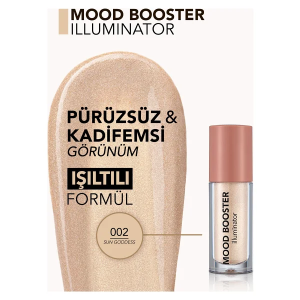 Flormar Mood Booster Hafif Yapılı & Kremsi Dokulu Likit Highlighter - Görsel 7
