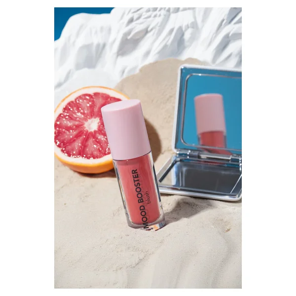 Flormar Mood Booster Yoğun Pigmentli & Doğal Işıltılı 003 Thats Rosewood Likit Allık - Görsel 5
