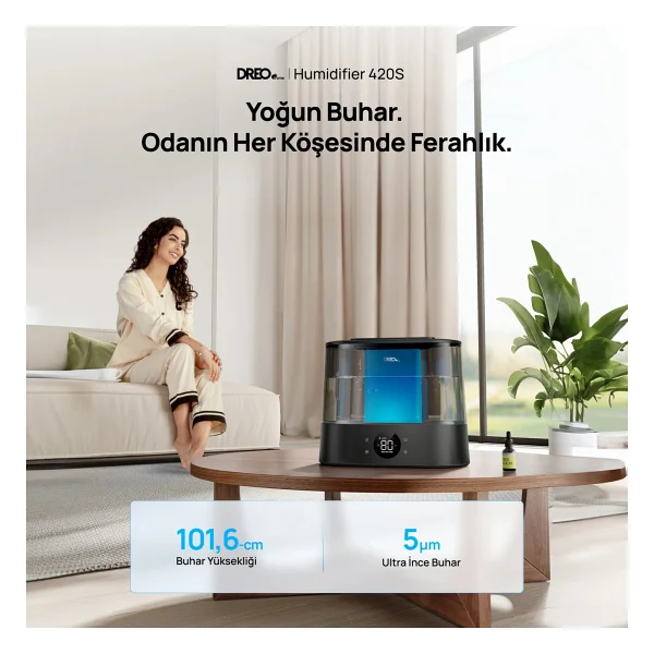 Dreo 420s Nemlendiricili Buhar Makinesi - Görsel 7