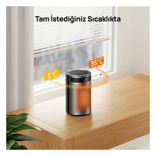 Dreo Atom 416 1500 W Seramik Fanlı Isıtıcı - Görsel 6