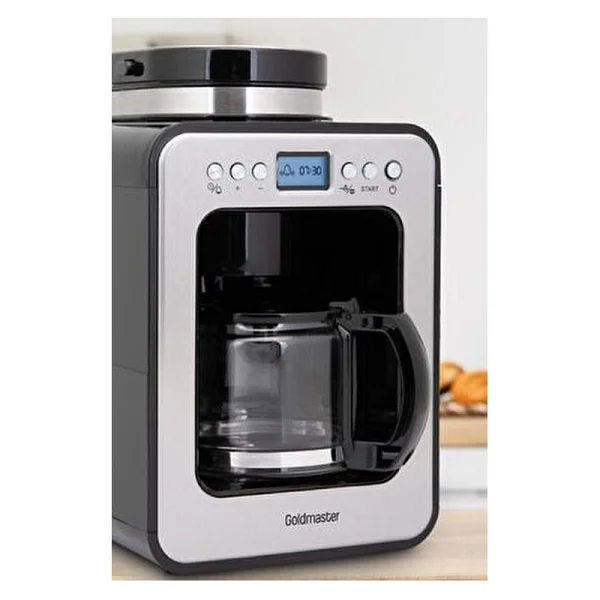 Goldmaster Gm-7353 Klass Öğütücülü Filtre Kahve Makinesi - Görsel 7