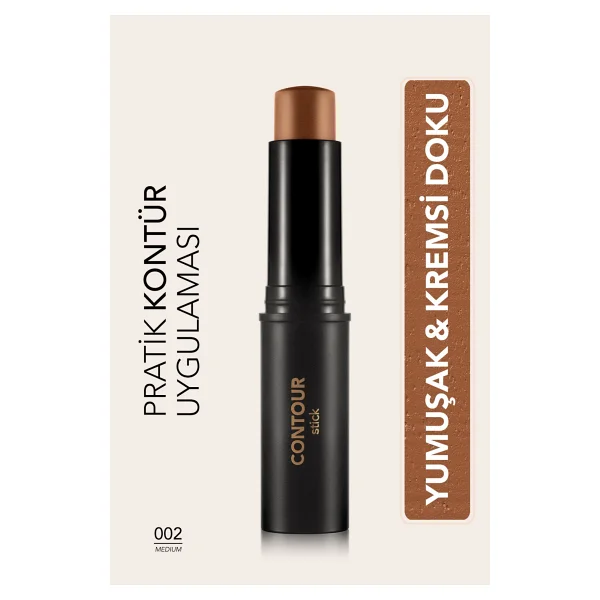 Flormar Yarı Mat Bitişli Asansörlü Stick Kontür - Görsel 8