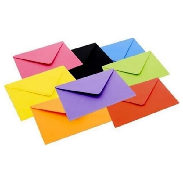 Limmy 10 Renk Mektup Zarfı Renkli 13x18 Cm -10 Adet - Görsel 5