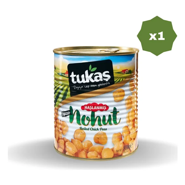 Tukaş Haşlanmış Nohut 800 Gr - Görsel 2