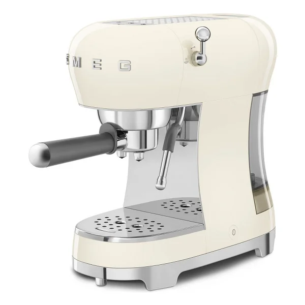 Smeg Ecf02creu Retro Krem Manuel Espresso Makinesi - Görsel 4