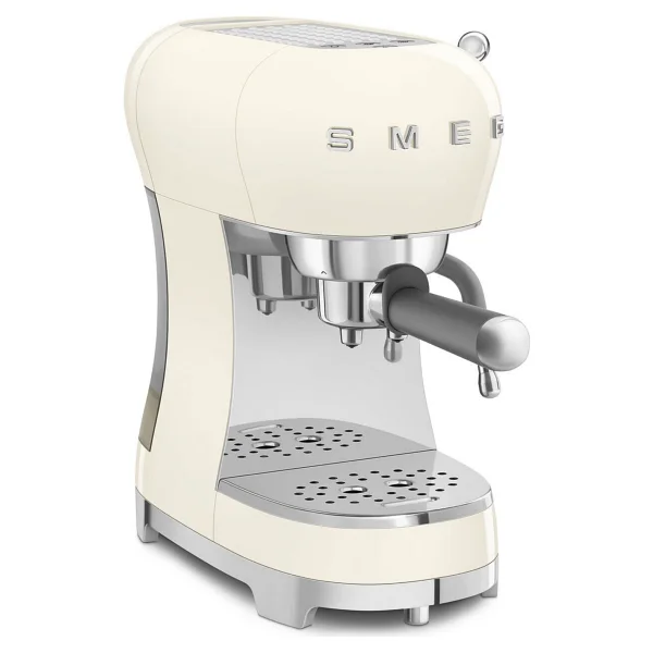 Smeg Ecf02creu Retro Krem Manuel Espresso Makinesi - Görsel 5