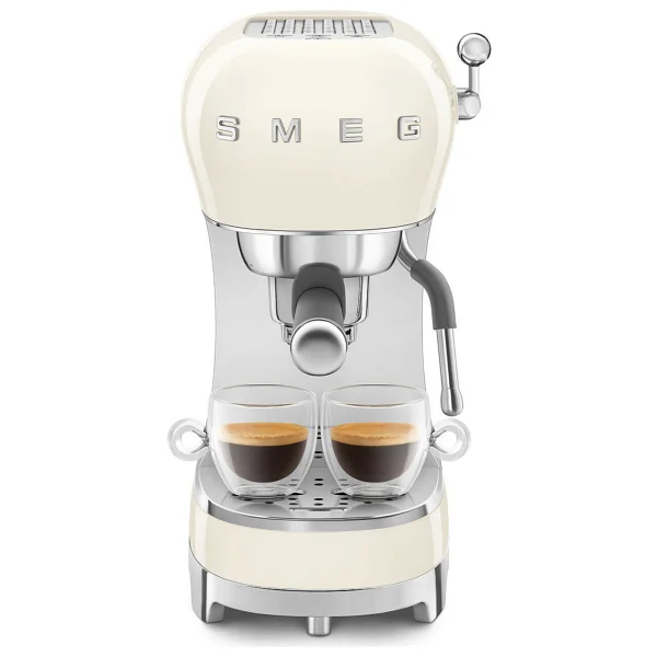 Smeg Ecf02creu Retro Krem Manuel Espresso Makinesi - Görsel 6