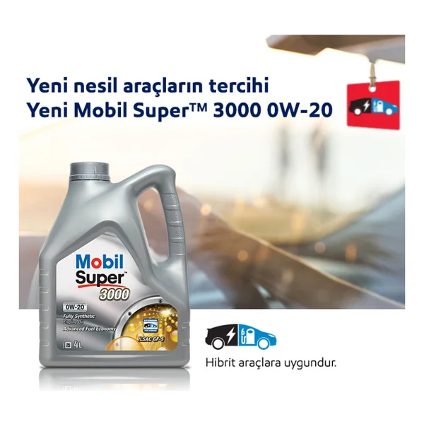 Mobil Super 3000 0w-20 4 Lt Motor Yağı - 2024 - Görsel 2