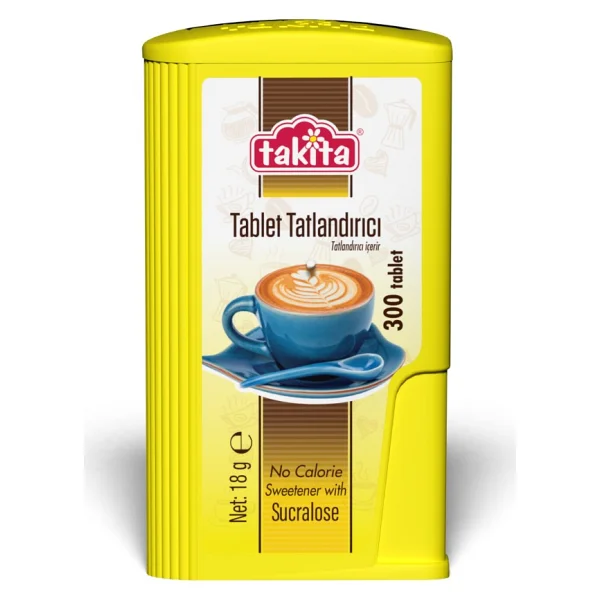 Takita Sukralozlu Tablet Tatlandırıcı ( 300 Tablet ) - Görsel 4