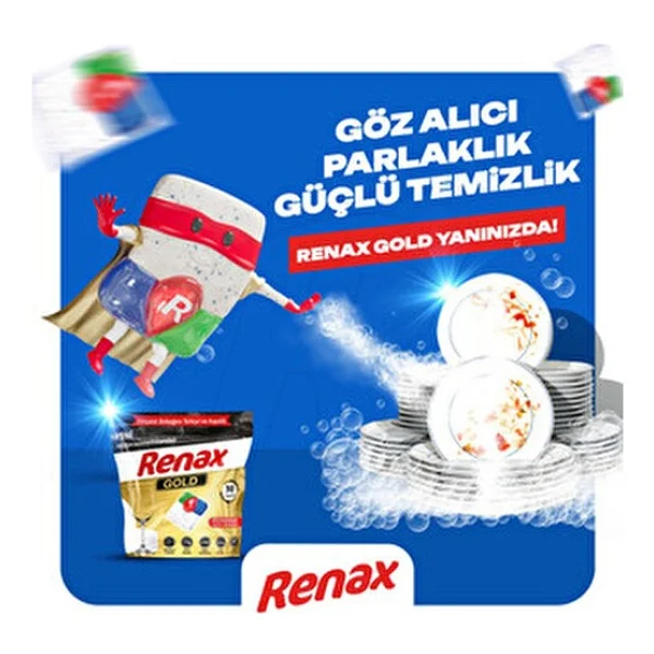 Renax Gold Bulaşık Makinesi Tableti 30'lu - Görsel 3