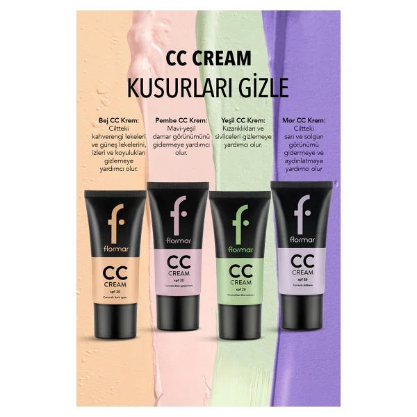 Flormar Ekstra Kapatıcı Spf 20 04 Anti-Fatigue Cc Krem - Görsel 7