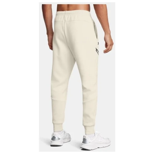 Under Armour Unstoppable Fleece Eu 1389353-110 Beyaz Erkek Eşofman Altı - Görsel 3