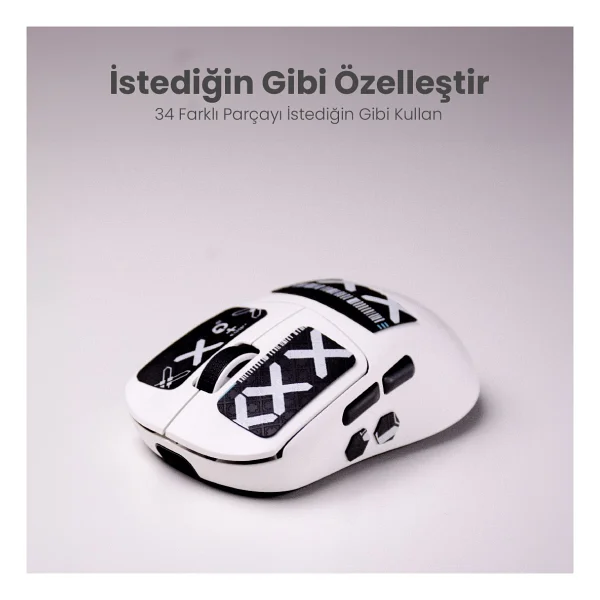 Beast Espor Universal Mouse Griptape - Kaymaz Bant - Siyah - Görsel 2