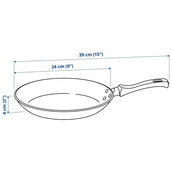Ikea Tagghaj 24 Cm Kızartma Tavası - Görsel 7