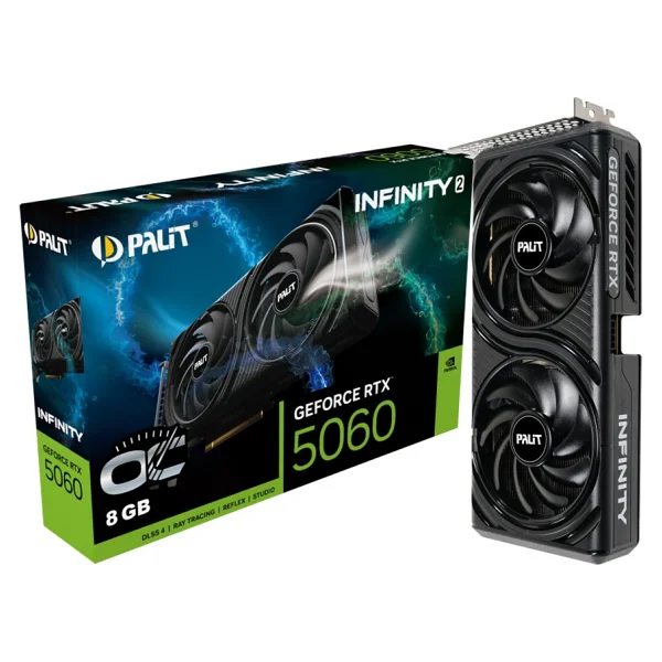 Palit RTX 5060 Infinity 2 Oc Ne75060v19p1-Gb2063l 128 Bit Gddr7 8 GB Ekran Kartı - Görsel 6