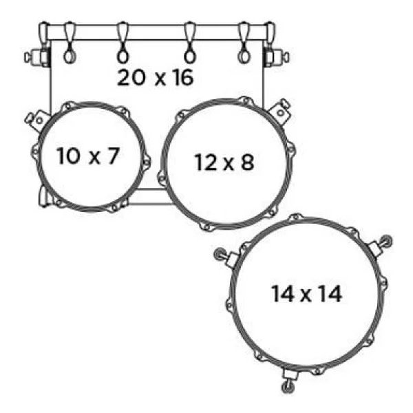 Mapex Sr504xuj Saturn Akustik Davul Seti - Görsel 5
