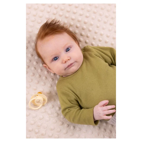 Wee Baby Pure Yuvarlak Uçlu Kauçuk Emzik No:3 Krem 18+ Ay - Görsel 5
