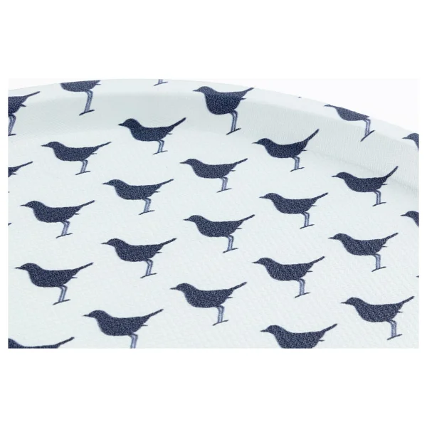 Madame Coco Reve Bleu Oiseau Yuvarlak 36.5 cm Kaydırmaz Tepsi - Görsel 9