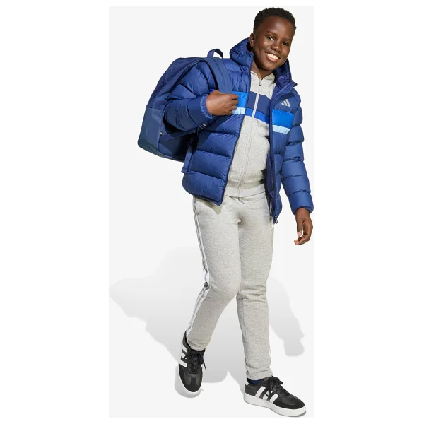 Adidas Synthetic Down Jw2453-Jl7431 Kapüşonlu Lacivert Çocuk Şişme Mont - Görsel 7