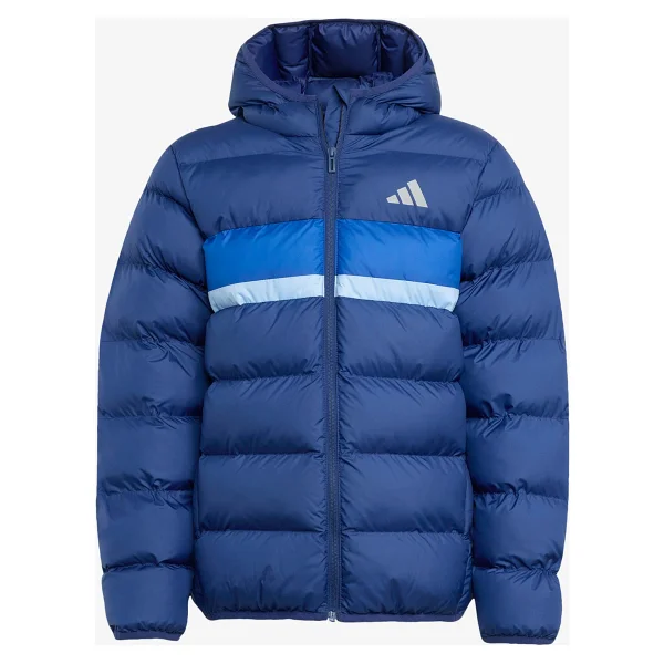 Adidas Synthetic Down Jw2453-Jl7431 Kapüşonlu Lacivert Çocuk Şişme Mont - Görsel 8