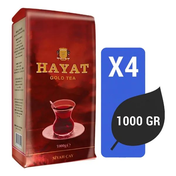 Güzel Çay Hayat Gold Tea 1000 Gr X 4 Adet - Görsel 3