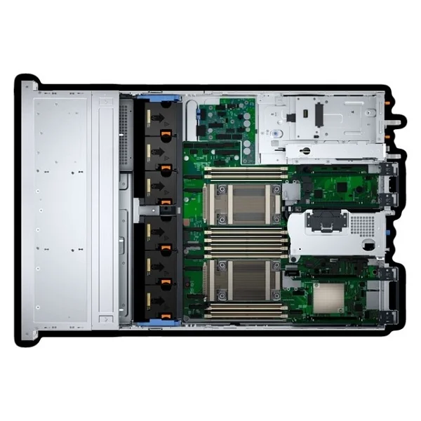 Dell Silver 4410y R760xs Per760xs1spl 16gb DDR5 Rdımm- 480gb SSD- 2x700w 2u Rack Sunucu - Görsel 3