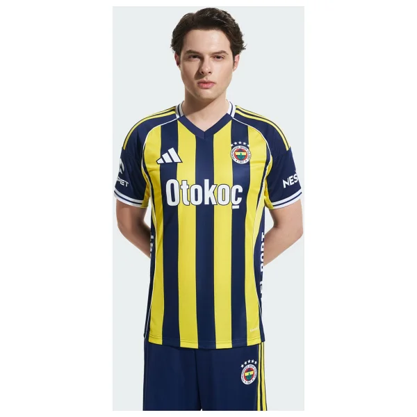 Adidas Kd7282 2025/2026 İç Saha Erkek Çubuklu Fenerbahçe Forması - Görsel 6
