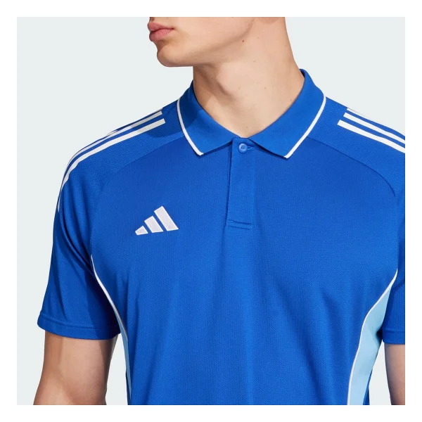 Adidas Tiro 25 Competition Jy1803 Mavi Kısa Kollu Polo Yaka Erkek Spor Tişört - Görsel 5