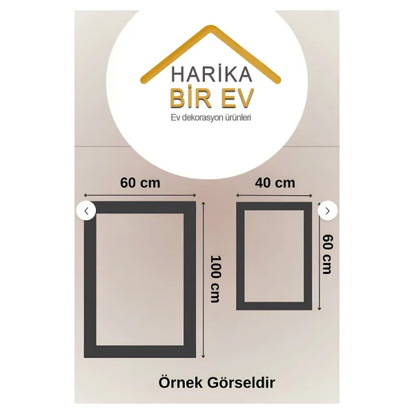 Harikabirevbanyo Ve Tuvalet Paspası Gazete Okuyan Zürafa Motifi Modern Tasarımpaspas - Kahve - Krem - Görsel 5