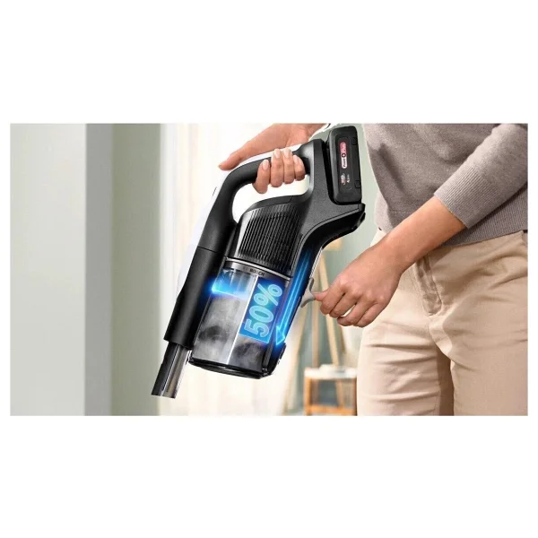 Bosch Premium Bcs104 Şarjlı Dikey Süpürge Unlimited 10 Dijital Turbospinmotor Çiftbataryalı 160dk Temizlik+Bosch Multitalent Mutfak Robotu - Beyaz - Görsel 6