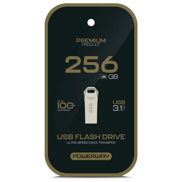 Powerway Premium USB 3.1 256 GB Flash Bellek - Görsel 6