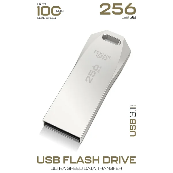 Powerway Premium USB 3.1 256 GB Flash Bellek - Görsel 2