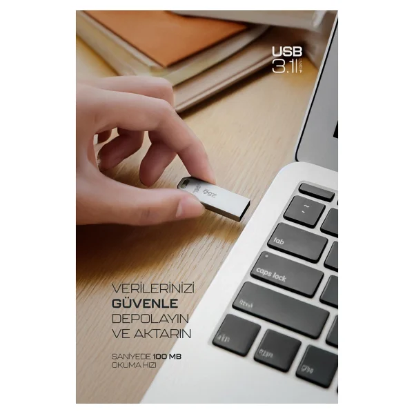 Powerway Premium USB 3.1 256 GB Flash Bellek - Görsel 4