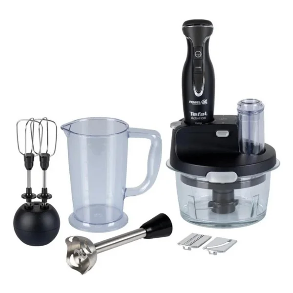 Tefal Dilimleyici Ve Rende 4 Bıçaklı Powelix 1500w Güç 1,5 Litre Cam Hazneli Mutfak Robotu - Siyah - Görsel 2