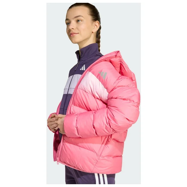 Adidas Synthetic Down Kapüşonlu Çocuk Şişme Mont - Görsel 4